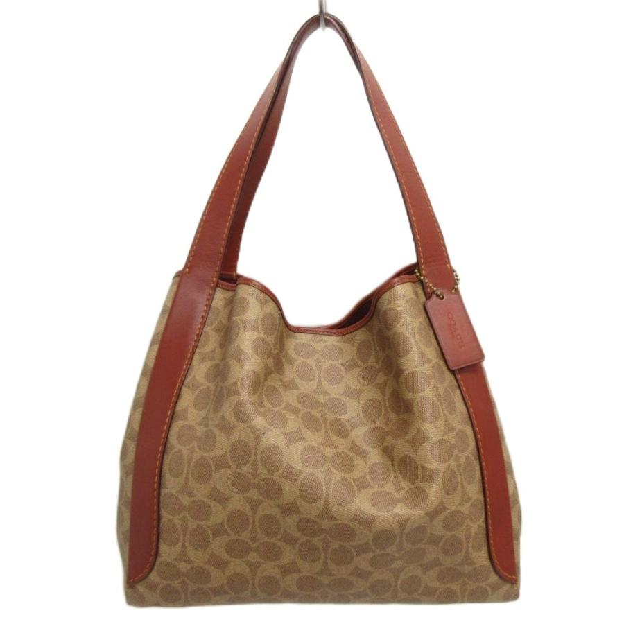 COACH（コーチ） ハドリー ホーボー シグネチャーキャンバス トート