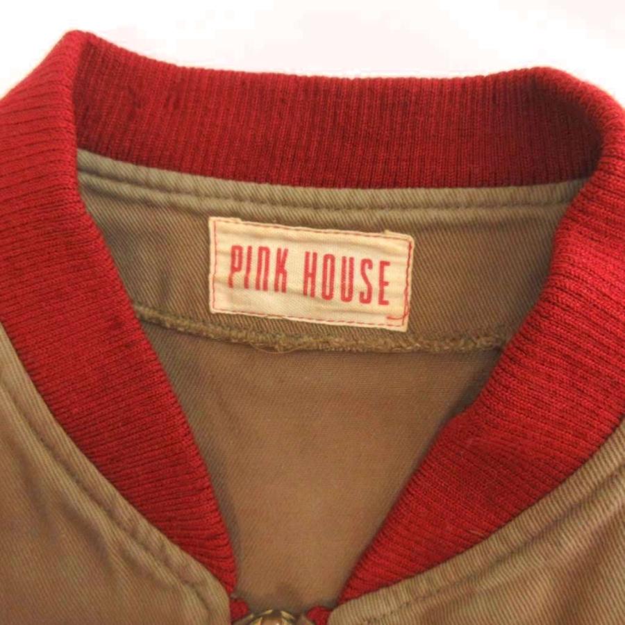PINK HOUSE（ピンクハウス） ジップアップ ブルゾン 切り替え チェック