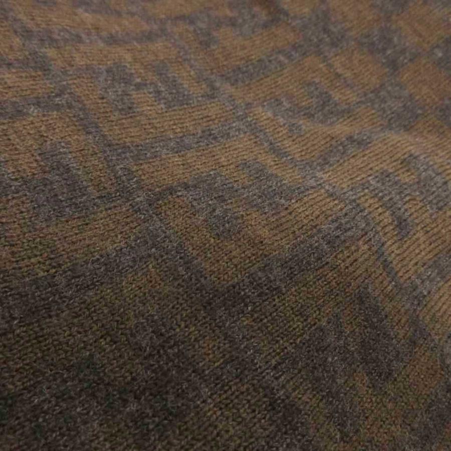 あやかの FENDI ズッカ柄 ニットマフラー ストール FENDI（フェンディ） ニット マフラー ストール ズッカ柄 グレー系