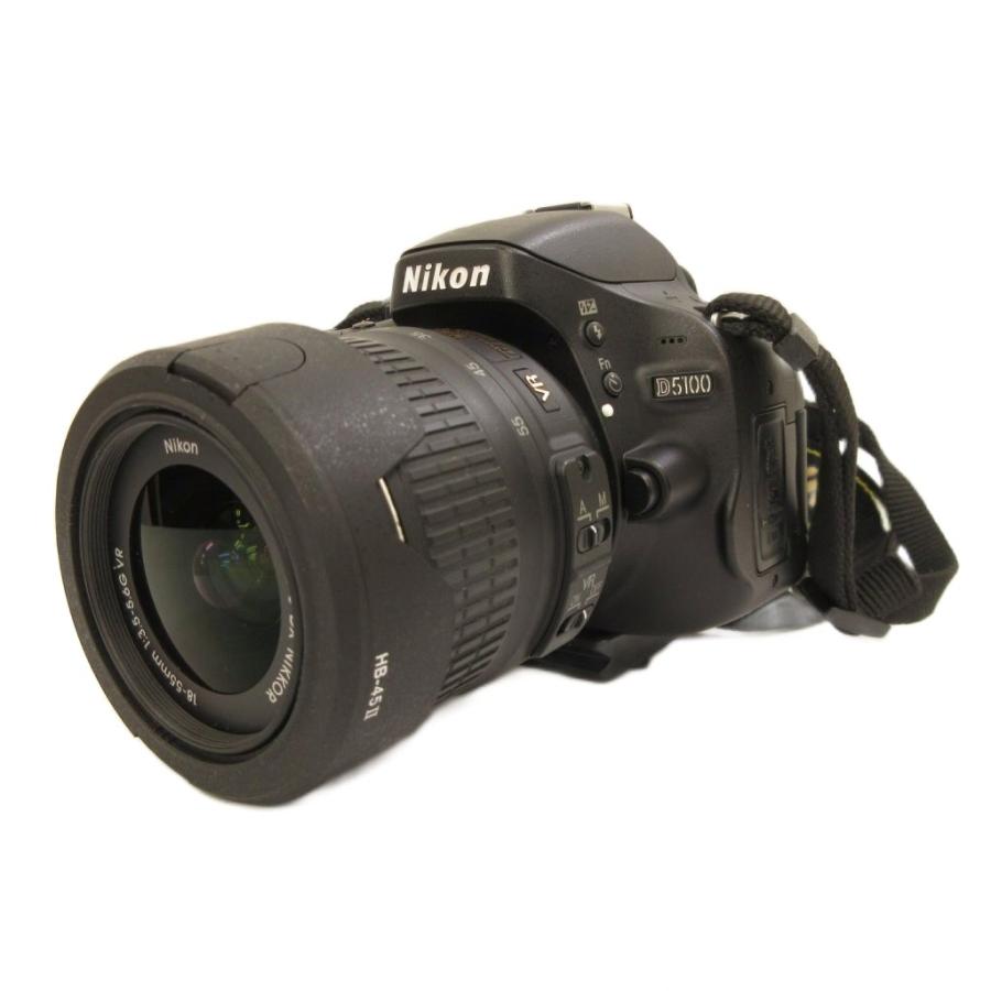 NIKON D5100 デジタル一眼レフカメラ レンズ18-55mm 黒 ブラック 