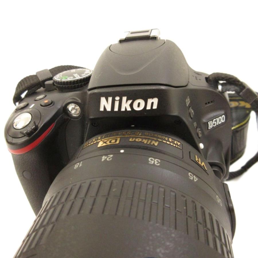 NIKON D5100 デジタル一眼レフカメラ レンズ18-55mm 黒 ブラック 