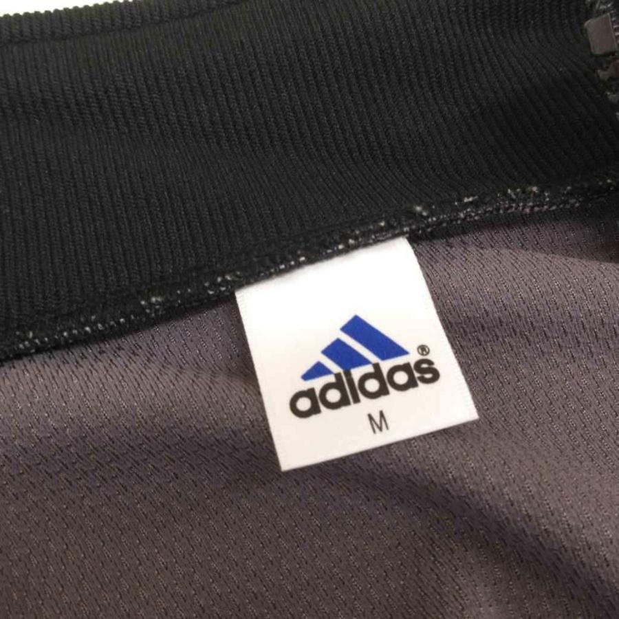 adidas（アディダス） トラックジャケット M 黒 ブラック 白 ホワイト 