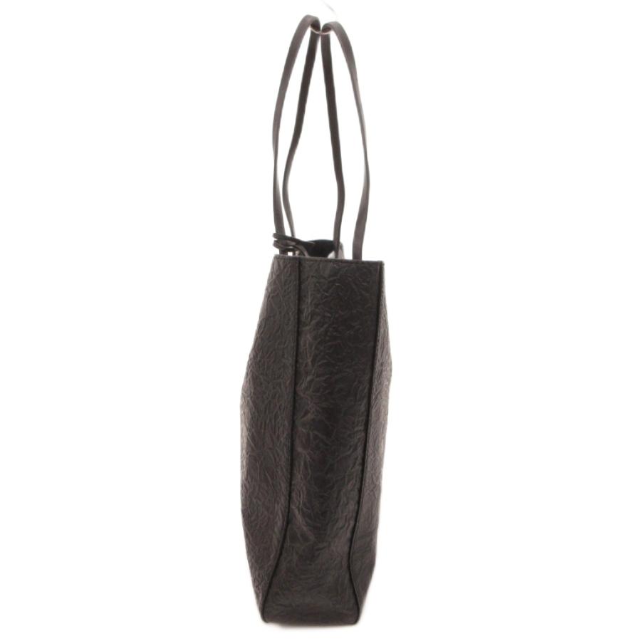 CHARLES&KEITH美品ブラックレザートートバッグ チャールズ&キース CHARLES&KEITH トートバッグ シワ加工 レザー
