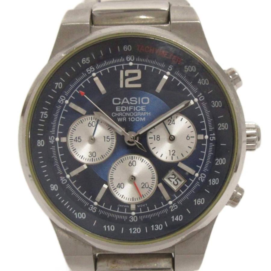 CASIO（カシオ） エディフィス クロノグラフ 腕時計 EF-500D ネイビー