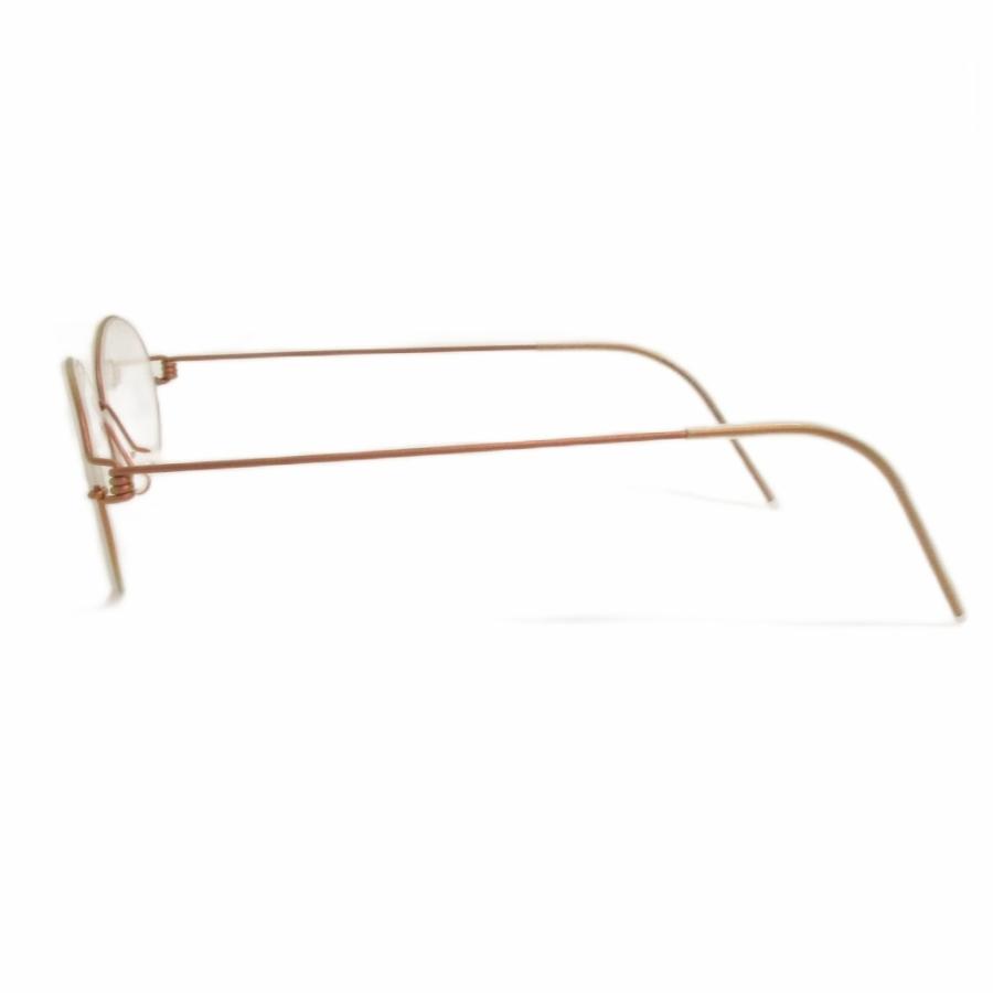 リンドバーグ LINDBERG RIM Oval エアチタニウム 眼鏡 メガネフレーム 46□17 135B ピンク系 キッズ_1