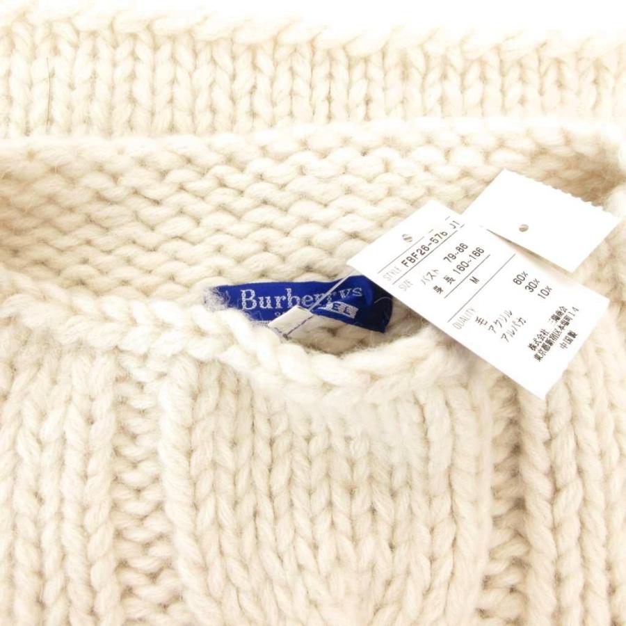 BURBERRYBLUE LABELブラウン ケーブル編み ニットアウター 【公式通販】