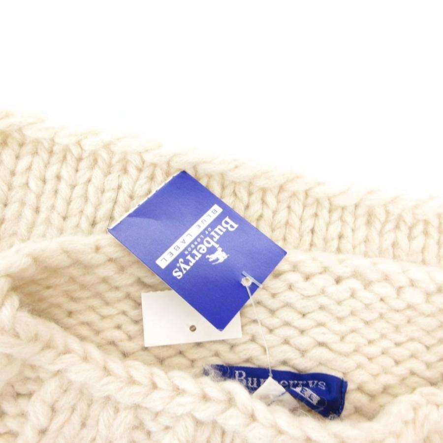BURBERRYBLUE LABELブラウン ケーブル編み ニットアウター 【公式通販】