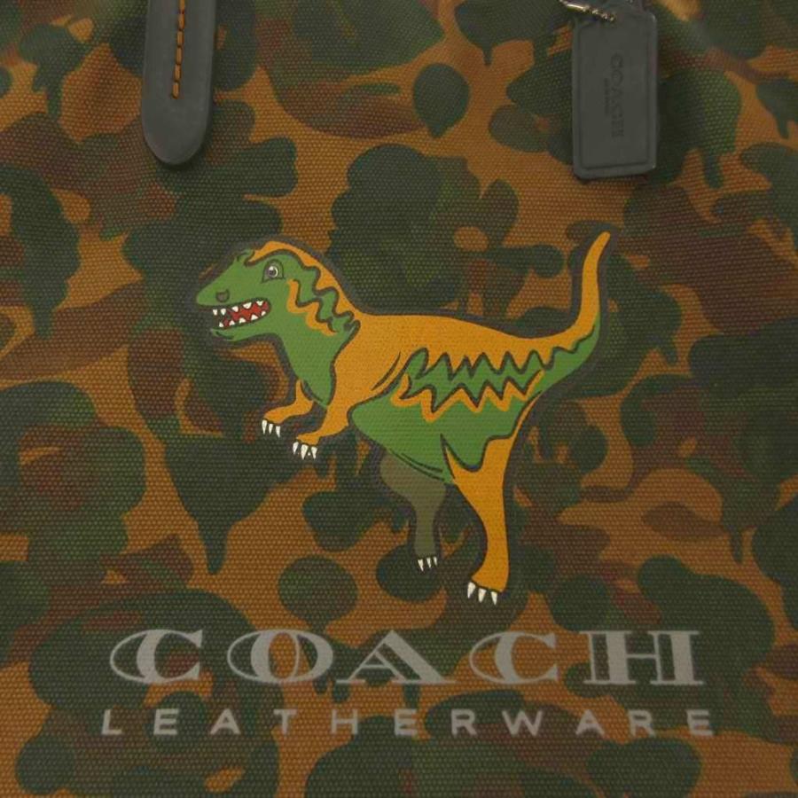コーチ COACH レキシー トートバッグ ショルダー キャンバス ロゴ カモフラ柄 26895 カーキ ■SK メンズ_2