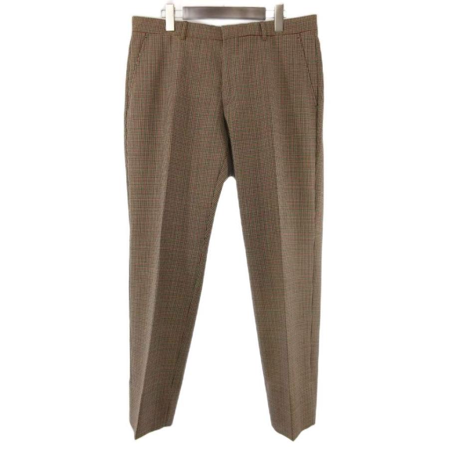GUCCI（グッチ） パンツ スラックス ボトムス センタープレス 千鳥格子 