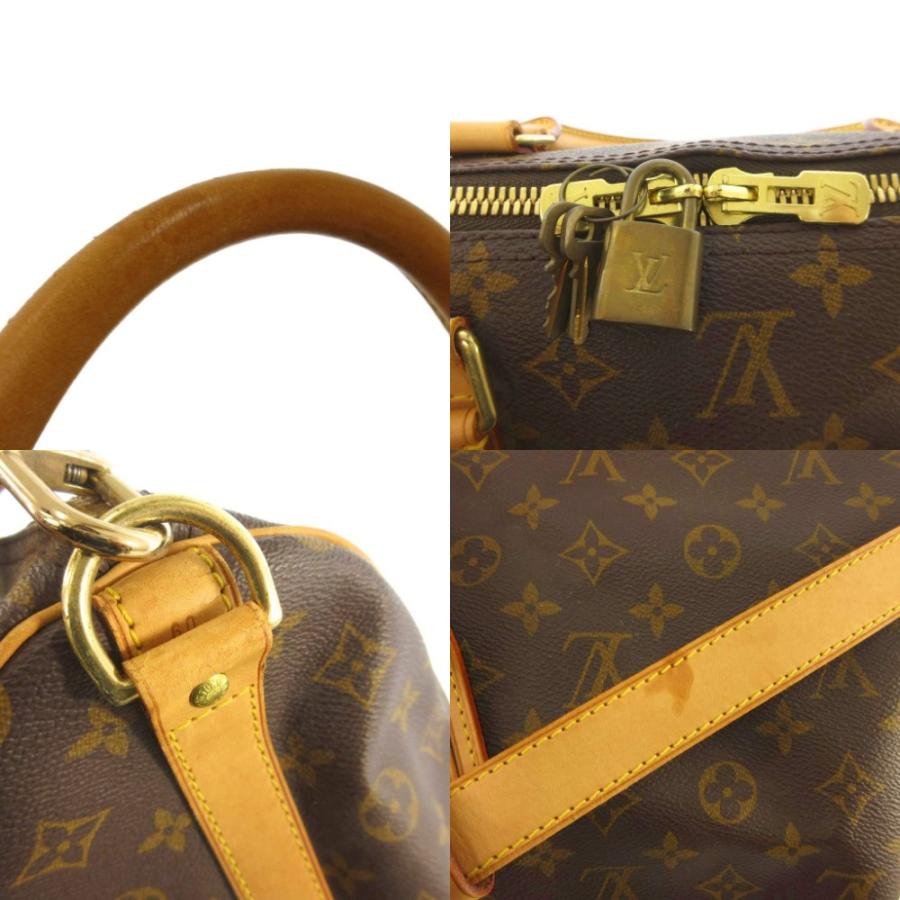 ルイヴィトン LOUIS VUITTON キーポル バンドリエール 60 モノグラム ボストンバッグ ショルダー M41422 ブラウン_6