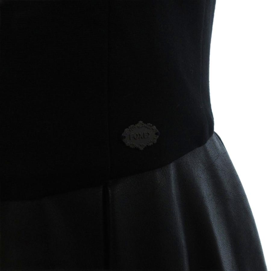 フォクシーニューヨーク FOXEY NEW YORK ノースリーブ ワンピース ひざ