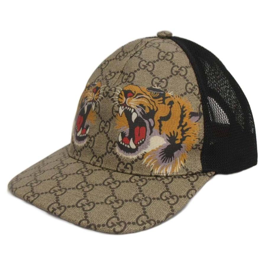 GUCCI（グッチ） GUCCI GGスプリーム タイガープリント ベースボール 