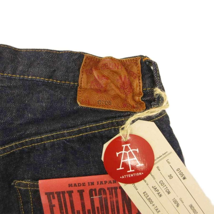 未使用品 フルカウント FULLCOUNT タグ付き 0105W Wide Denim 13.7oz 