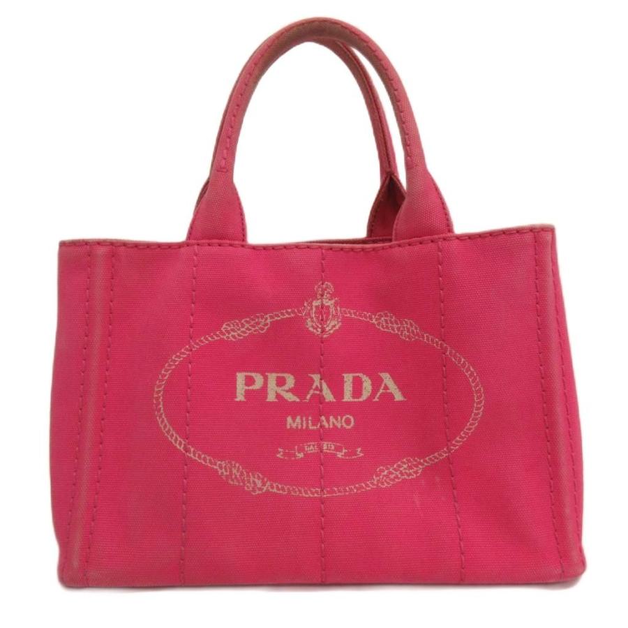 PRADA（プラダ） カナパ ハンドバッグ トートバッグ キャンバス ロゴ