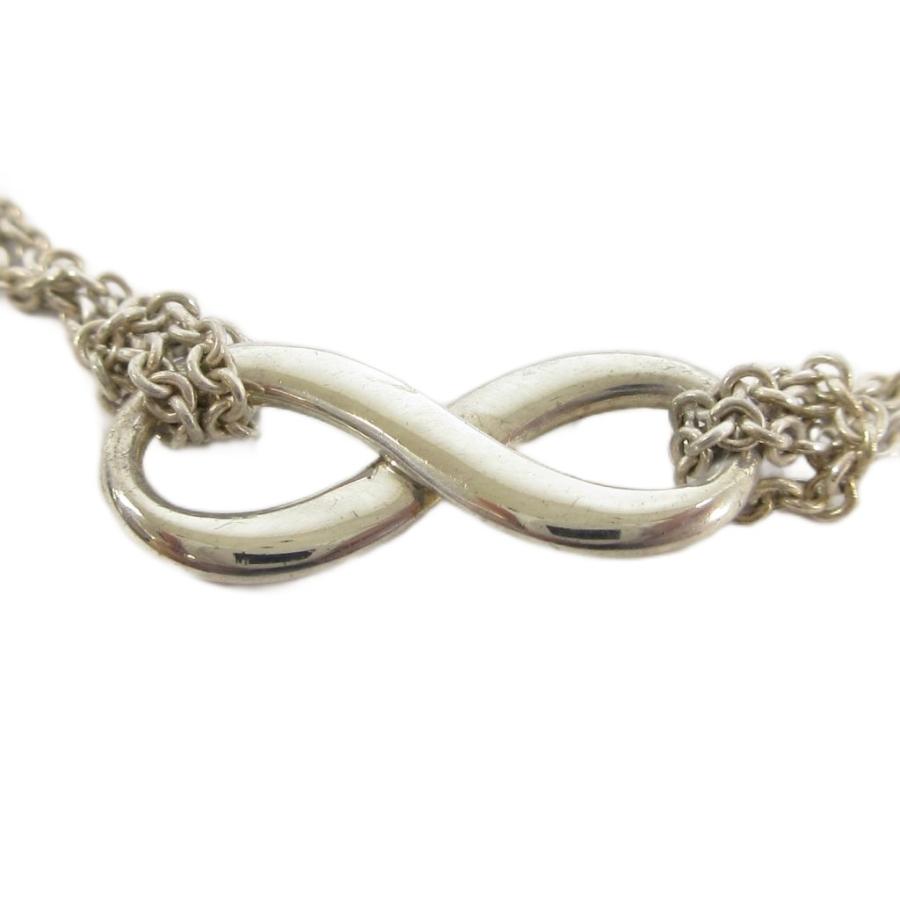 Tiffany ティファニーインフィニティブレスレット シルバー ダブルチェーン ティファニー TIFFANY & CO. インフィニティ ブレスレット ダブル