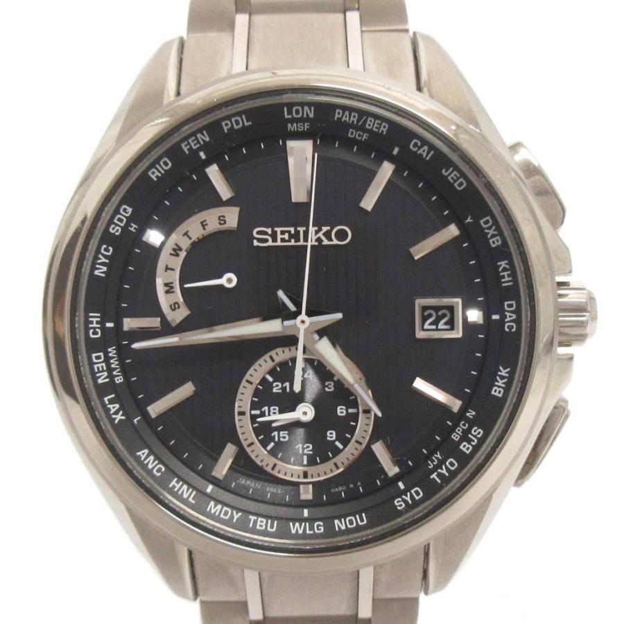 【美品】SEIKO ブライツ 8B63-0AV0 稼働 セイコー SEIKO ブライツ 腕時計 8B63-0AV0 チタン アナログ ソーラー