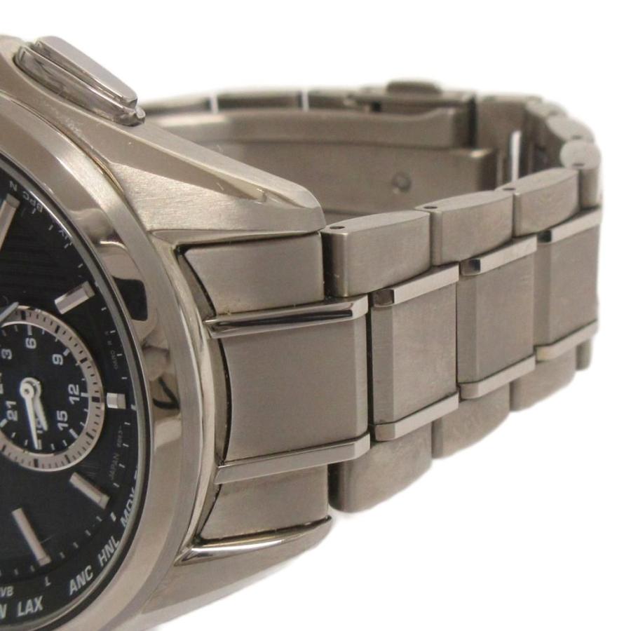 セイコー SEIKO ブライツ 腕時計 8B63-0AV0 チタン アナログ ソーラー
