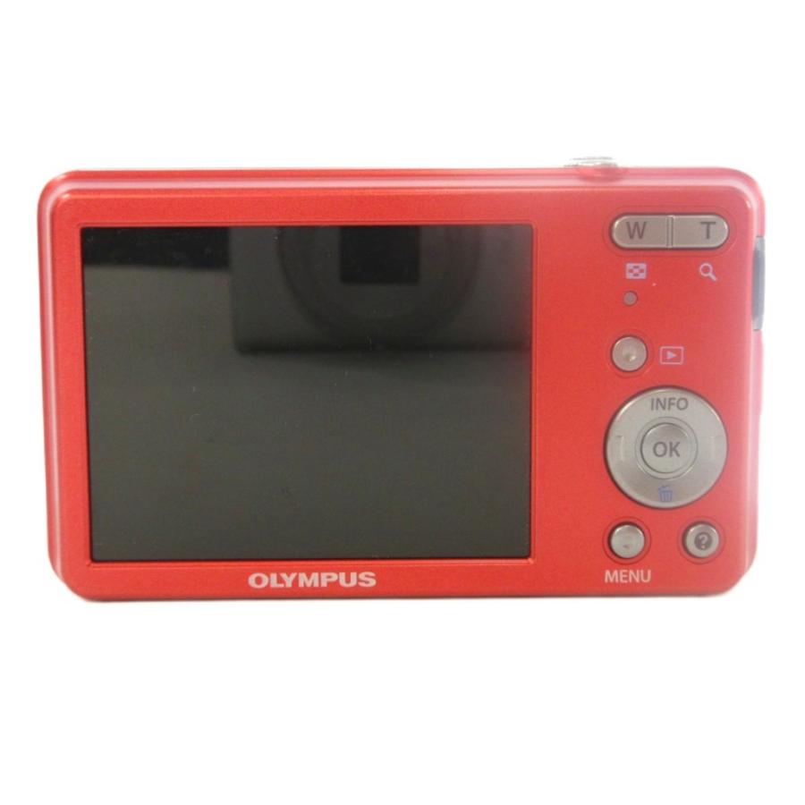 カメラ OLYMPUS VG-110 コンパクトデジタルカメラ レッド 平成レトロ