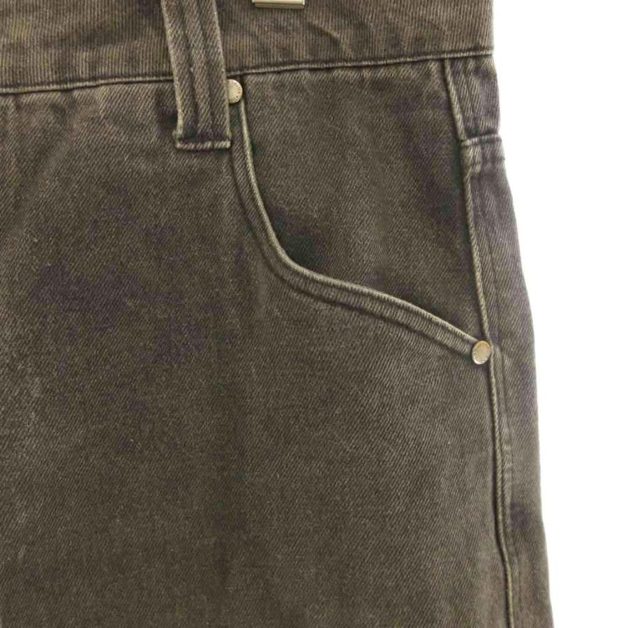 ダイム DIME デニム パンツ ジーンズ ワイド テーパード グレー M 