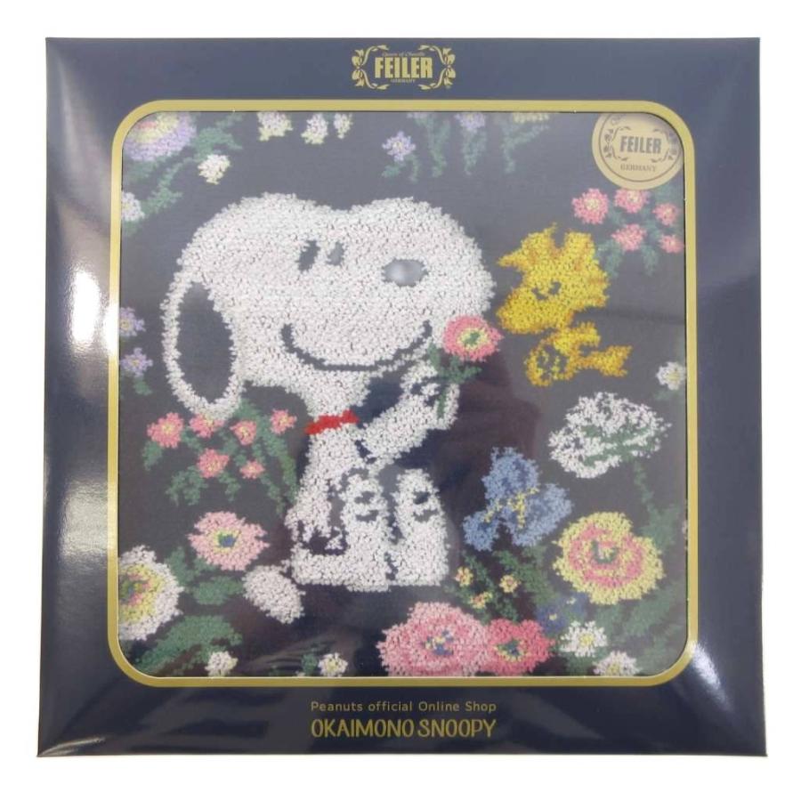 フェイラー スヌーピー プロムナード タオルハンカチ おかいものSNOOPY 未使用品 フェイラー FEILER おかいものSNOOPY限定 スヌーピー