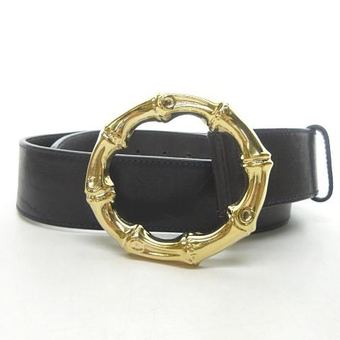 宅送 グッチ Gucci ヴィンテージ オールド バンブー バックル レザー ベルト 80 32 ブラウン 茶 紫 Stk 05 レディース ベクトル 古着 お歳暮 Aleefsurgical Com