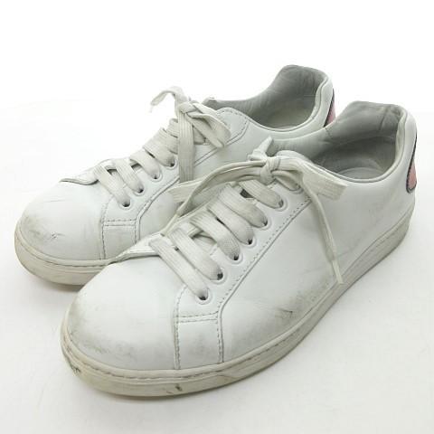 新しい到着 中古 プラダ Prada 18年 ロゴ 吹き出し レザー スニーカー シューズ 白 ホワイト 6 5 約26cm Fs 0214 メンズ ベクトル 古着 在庫有 Mail Alrayan University Edu Ye