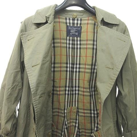 最安値に挑戦 中古 バーバリーズ Burberrys ヴィンテージ 一枚袖 トレンチコート ジャケット ノバチェック裏地 ロング カーキ 36 0328 Ecr3 メンズ ベクトル 古着 本日超得 Www Skylanceronline Com