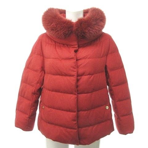 中古 ヘルノ Herno 19aw ダウンジャケット ダウンコート ショート シルク カシミア フォックスファー 赤 38 05 Fs Stk レディース ベクトル 古着 023 ブランド古着販売のベクトル 通販 Yahoo ショッピング