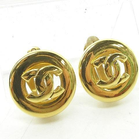 シャネル CHANEL 90's ヴィンテージ ココマーク イヤリング