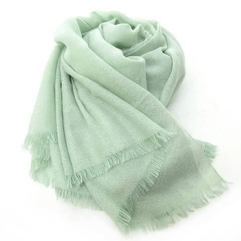 ロロピアーナ Loro Piana カシシル マフラー ストール カシミア シルク イタリア製 フリンジ 緑 グリーン STK 0722 レディース :023-902207210054:ブランド古着販売のベクトル - 通販 - Yahoo!ショッピング