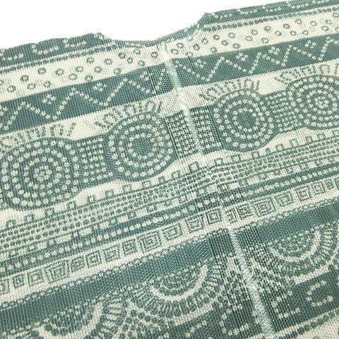 美品近年モデルプリーツプリーズハイネック長袖総柄マルチカラー3