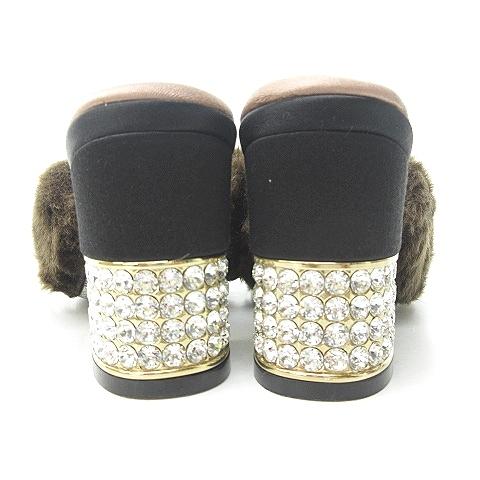 GUCCI ミュールサンダル34（22cm）ブラック