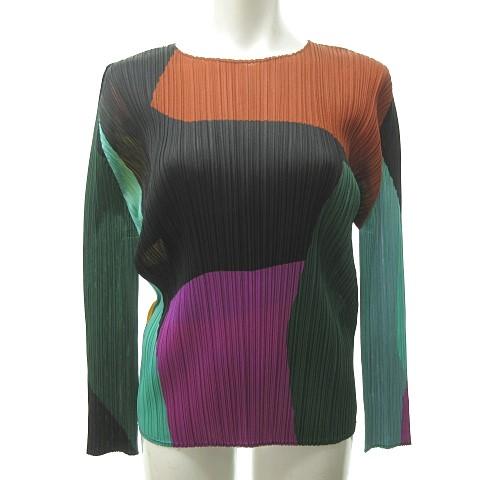 美品】pleats please 長袖カットソーISSEY MIYAKE