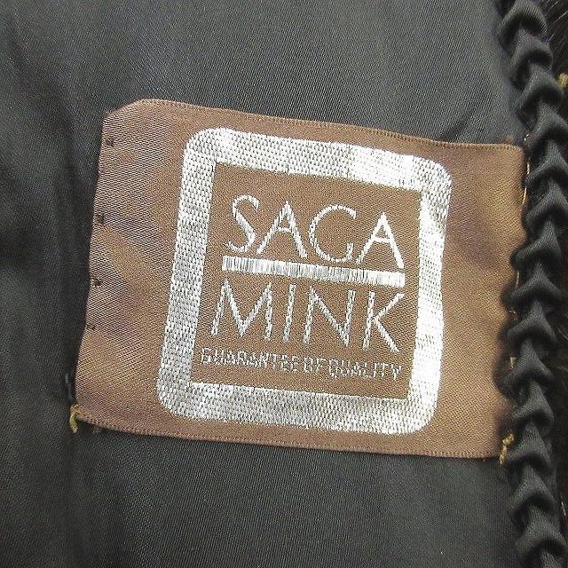 サガミンク SAGA MINK 大きいサイズ 銀サガ ミンク ショート コート 