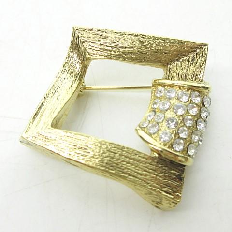 イヴサンローラン YVES SAINT LAURENT YSL 美品 ブローチ ヴィンテージ 