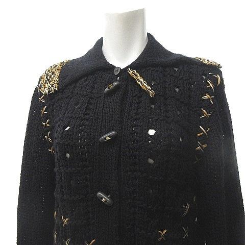 ケンゾー KENZO 美品 ニット カーディガン ジャケット ブルゾン 