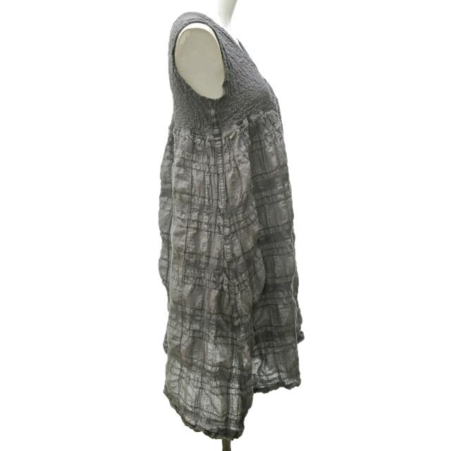 ミーイッセイミヤケ me ISSEY MIYAKE 美品 カリフラワー チェック  