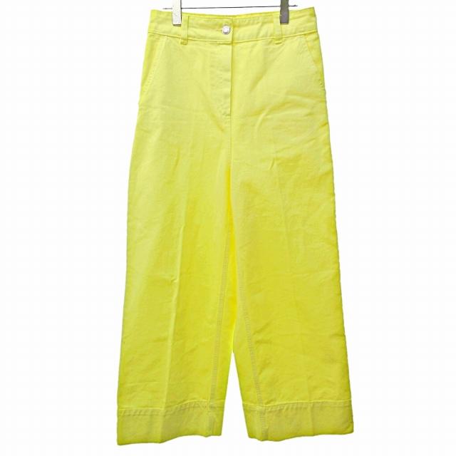 メゾンキツネ MAISON KITSUNE 近年 ワイドパンツ スラックス ロゴ  