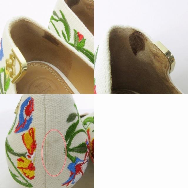 TORY BURCH（トリーバーチ） パンプス ヒール 花柄 フラワー 刺繍 