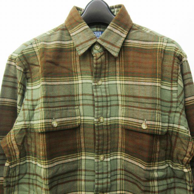 ポロ バイ ラルフローレン Polo by Ralph Lauren タグ付き ネルシャツ 