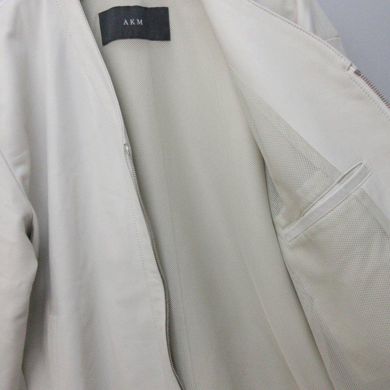 【美品】AKM エイケイエム　ジップ　カーディガン　ジャケット 美品】AKM エイケイエム ジップ カーディガン ジャケット AKM