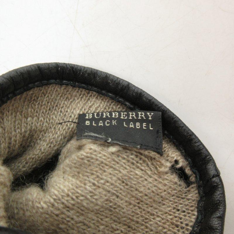 BURBERRY BLACK LABEL（バーバリーブラックレーベル） レザーグローブ