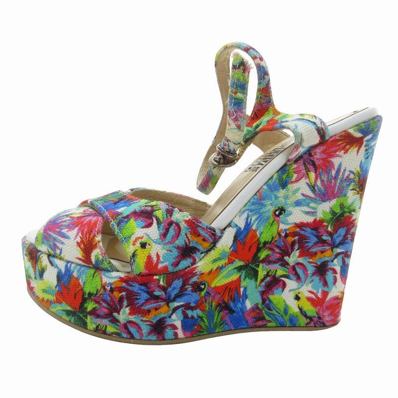 ラブモスキーノ LOVE MOSCHINO サンダル シューズ ウェッジソール 厚底  