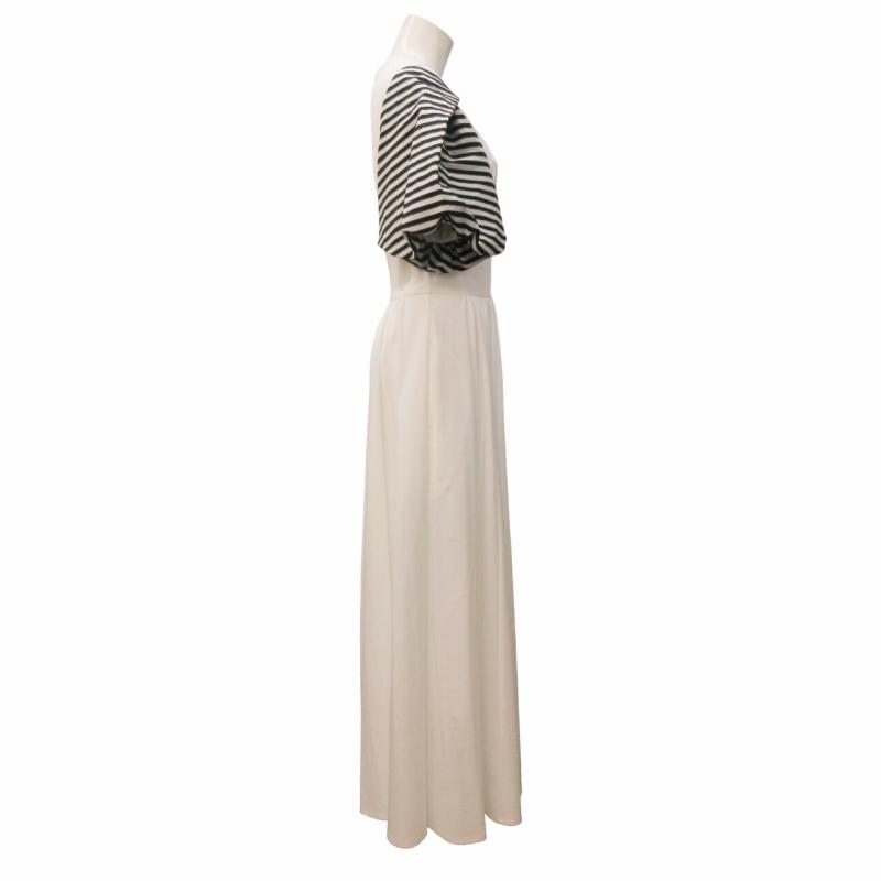 ボーダーズアットバルコニー 美品 22SS PUFF SLEEVE TEE DRESS パフ 