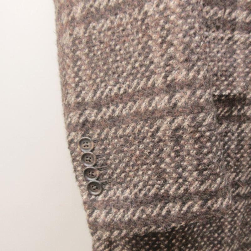 デ ペトリロ De Petrillo 美品 チェスターコート ジャケット ツイード  