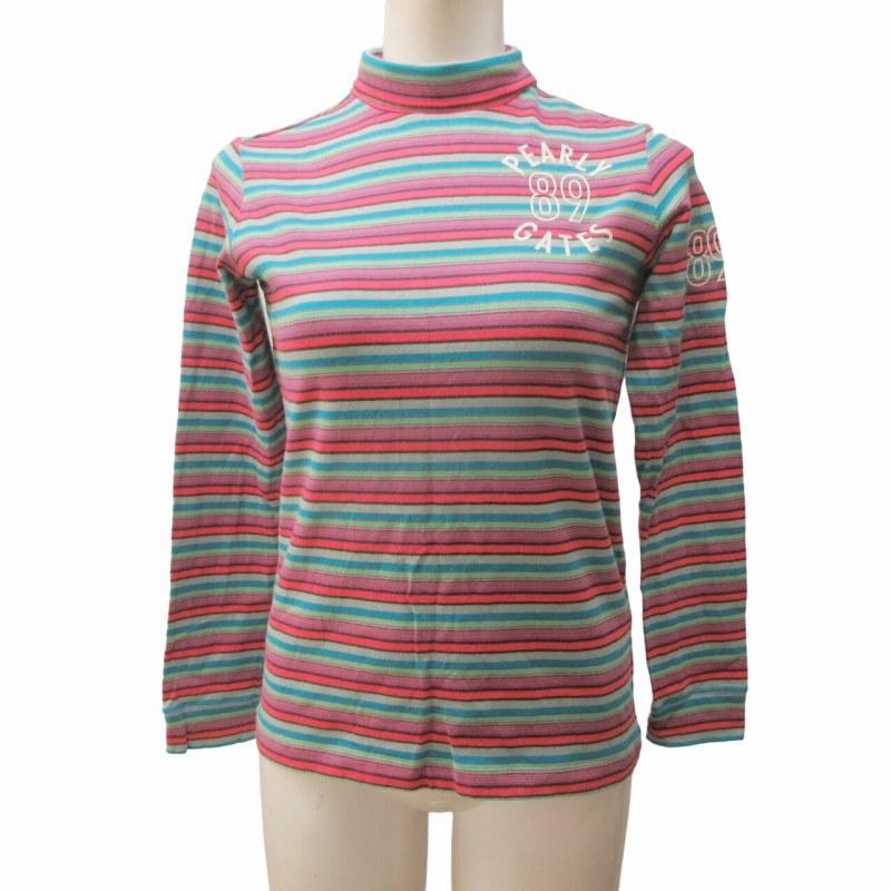 パーリーゲイツ PEARLY GATES カットソー ゴルフウェア ロゴ  