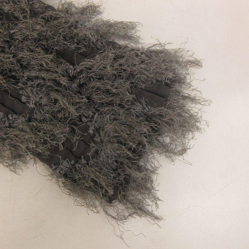 イッセイミヤケ ジグザグ プリーツ 等しい 変形 トップス グレー  