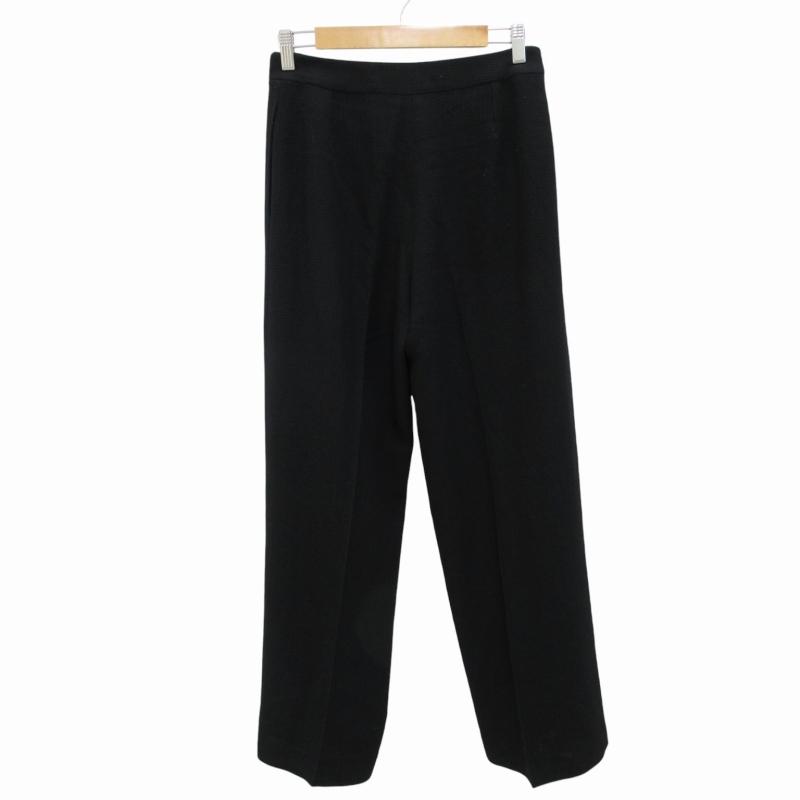 シャネル CHANEL 02P P19666V11211 パンツ スラックス ストレート ココ  