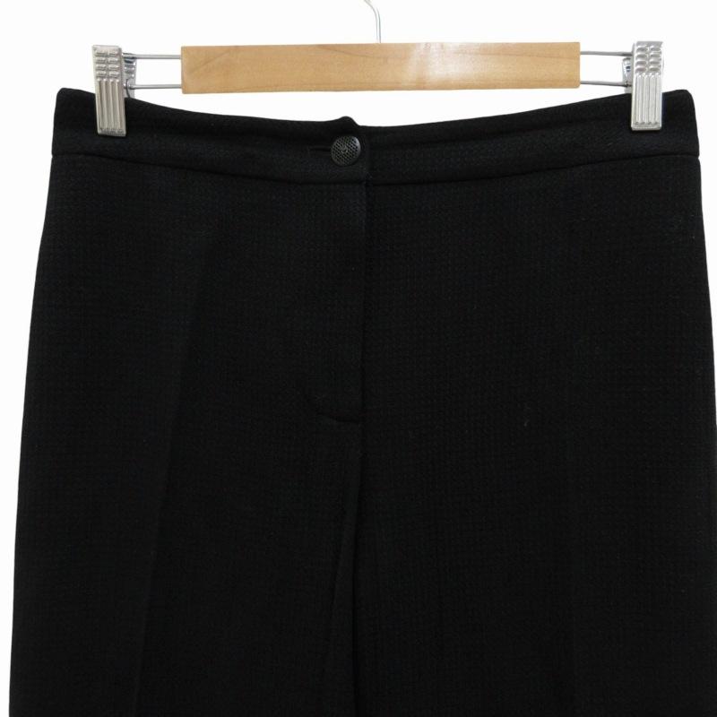 シャネル CHANEL 02P P19666V11211 パンツ スラックス ストレート ココ 