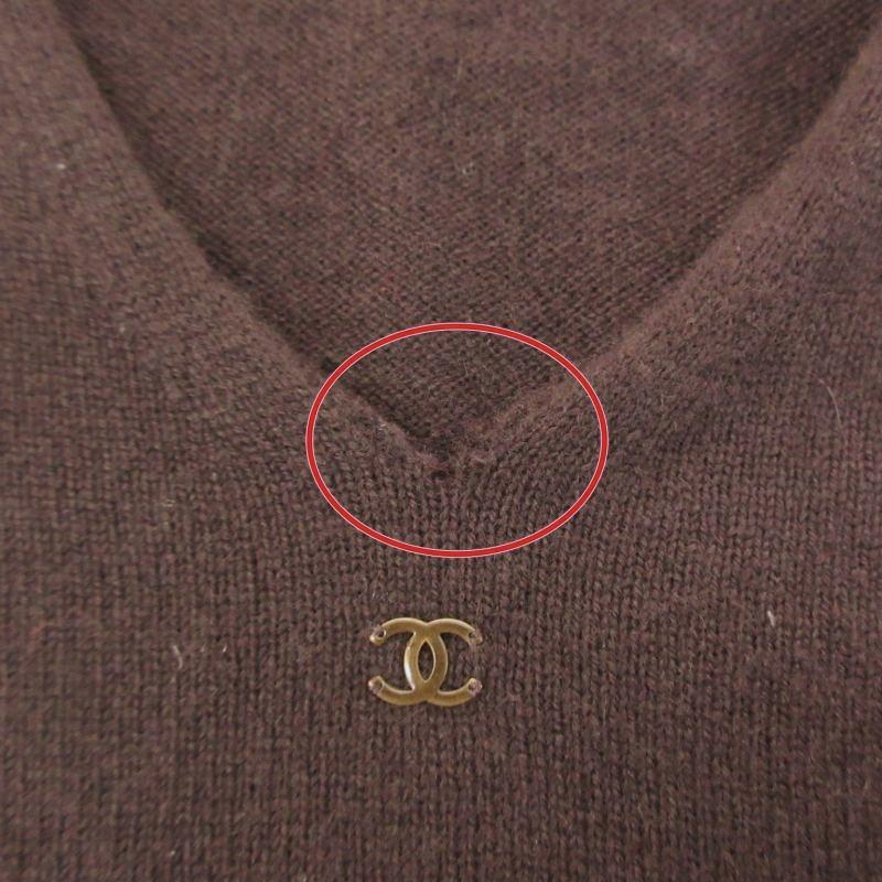 CHANEL（シャネル） カシミヤ ニット セーター ワンポイント ココ